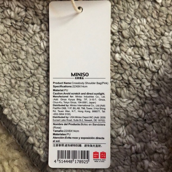 Miniso crossbody shoulder bag - Picture 3 of 7